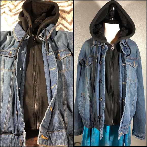 Rad, LEVI'S, denim hoodie coat!! - Picture 4 of 8
